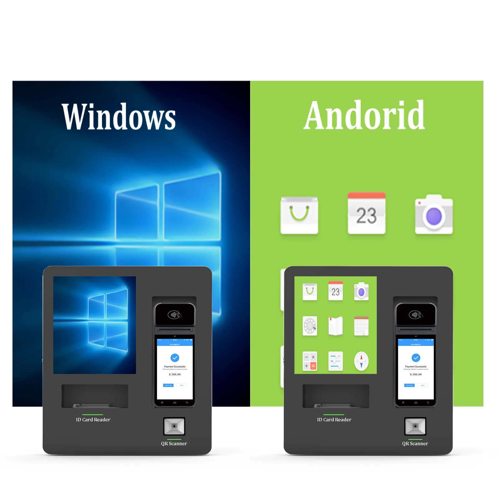 Wall-Mounted 12 Inch Touch Screen Self Check-in Kiosk OEM Hotel Reception Ticket Vending Machine