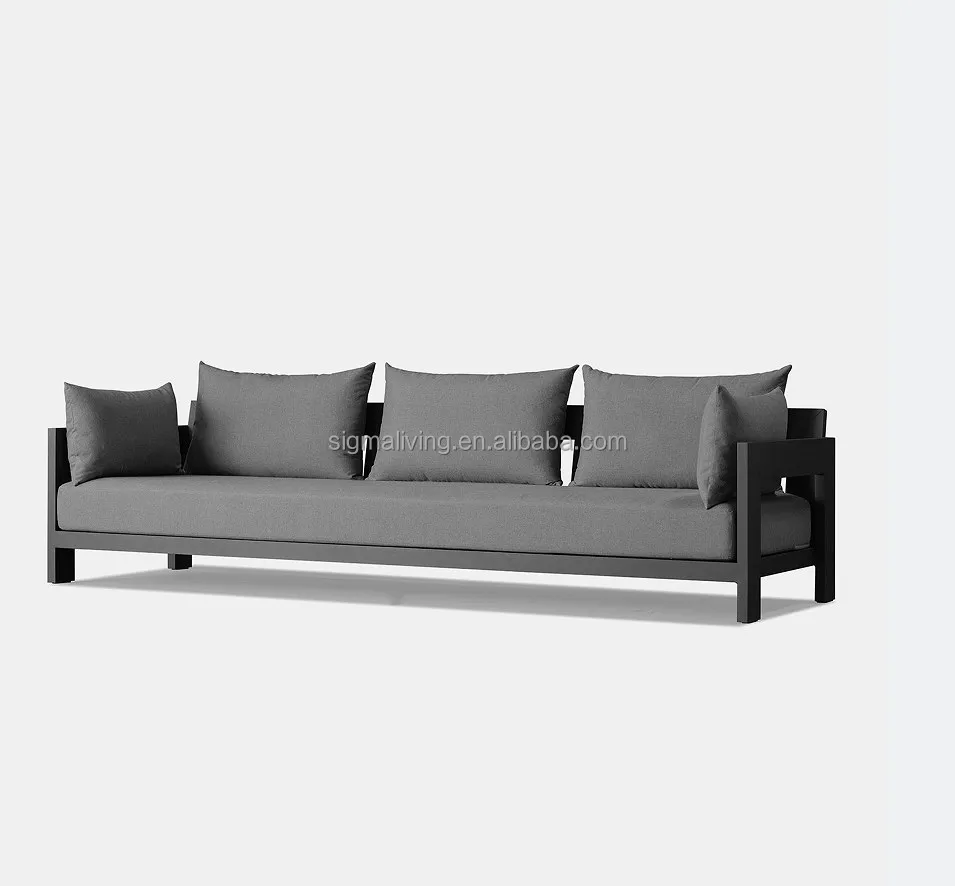 Outdoor Garden Sets Patio Furniture Set Outdoor Sofa Luxury Hotel Furniture 3 Seat Sofa