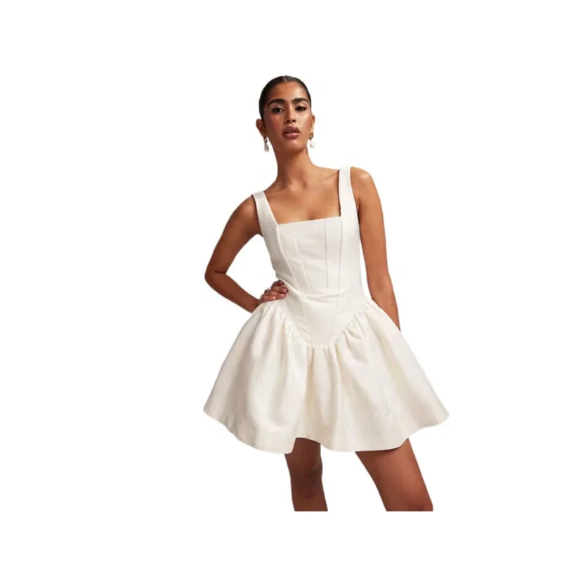 strapless open back dress Princess Corset Mini Dress main image 0