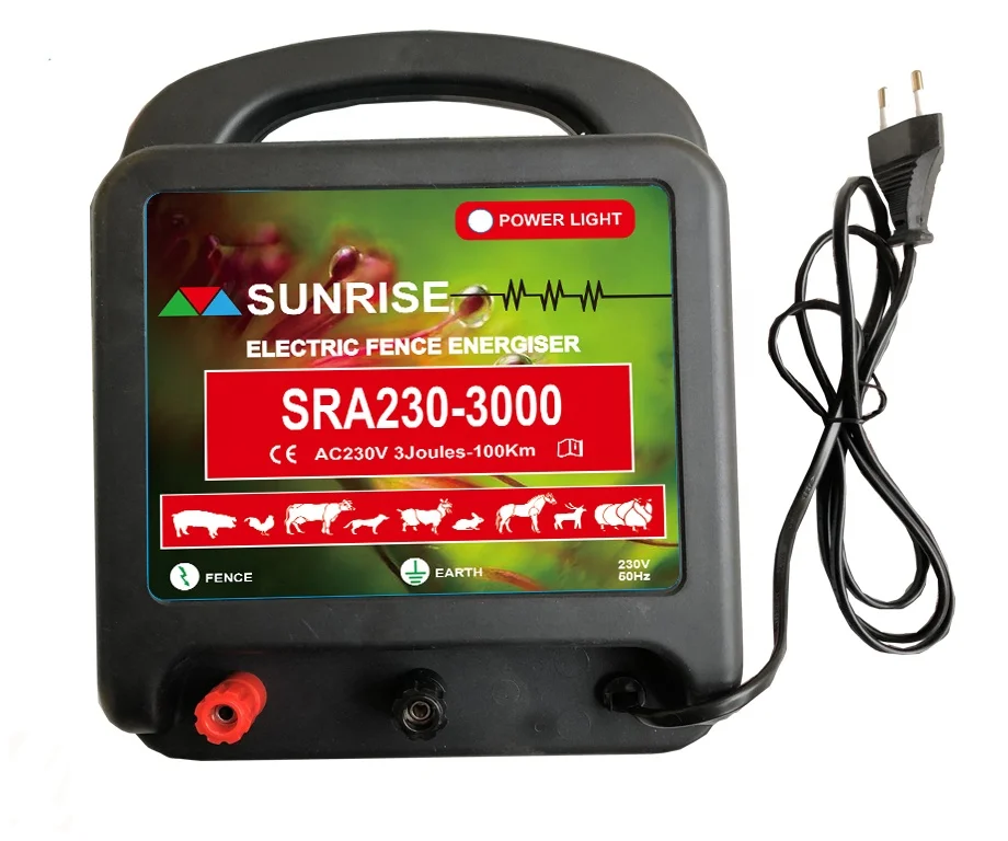 Pv Protection 100 Km Electric Fence Energizer For Big Fence Farm Horse