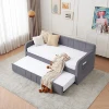 Grey + MDF+Iron + Velvet + Foam