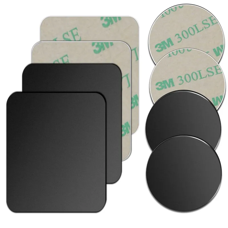 14 Stks Metalen Plaat voor Telefoon Magneet, Ronde Platen voor