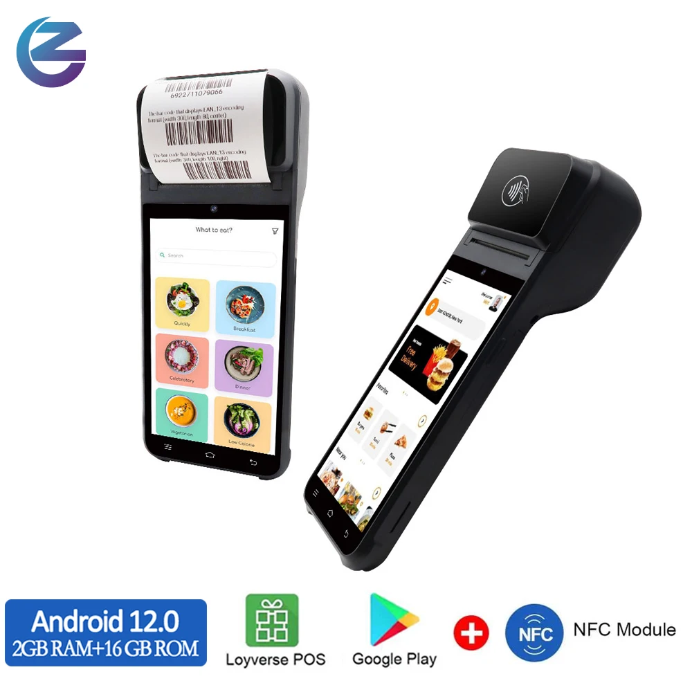 Z92 Android NFC Reader POS - Handheld Smart Terminal for Loyalty