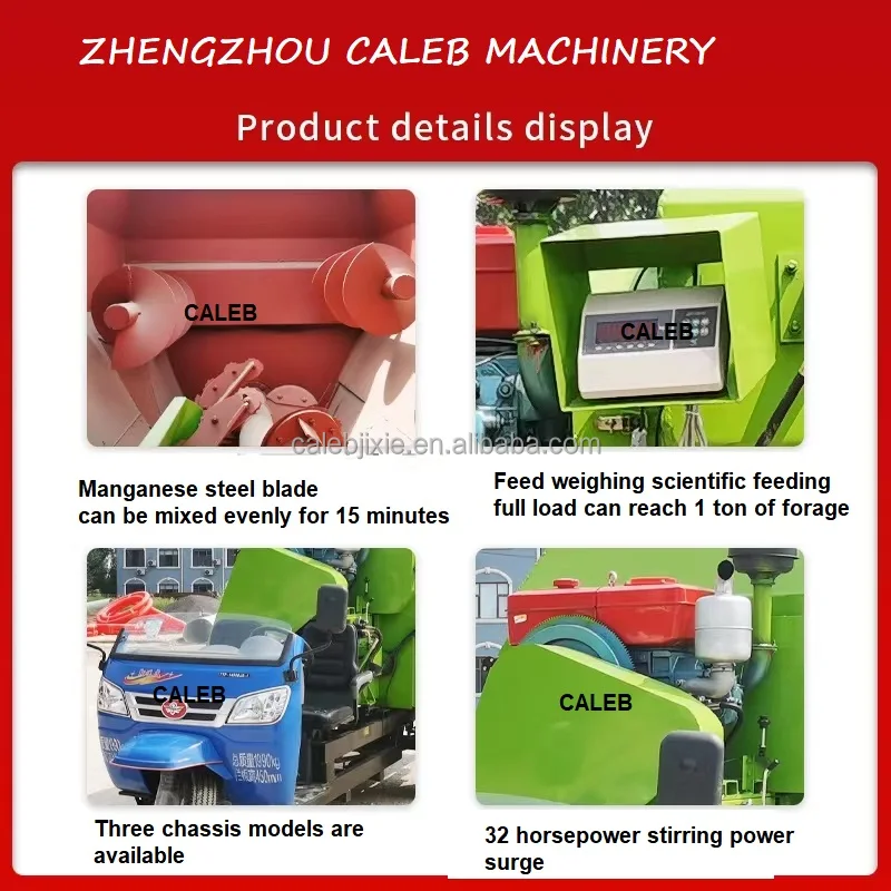 Fodder Mixing Machine Vertical Horizontal Type TMR Fodder Mixing Machine for Cattle Feed