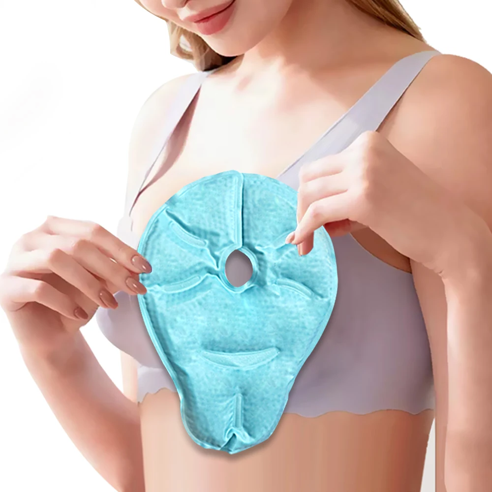 Reusable Breast Gel Ice  Pad Reusable Nursing Breast Feeding Gel Beads Hot and Cold Pack