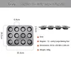 Regular model-grey-12 large baking pans
