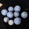 Blue opal sphere