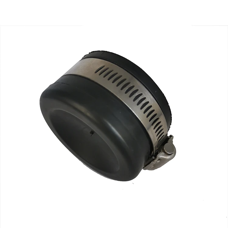 Stainless Steel Band Clamped Rubber Flexible Coupling Polished Casting Technique Pipe Joint Connector Couplings