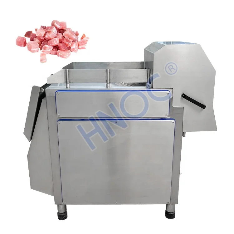 Small Industrial Frozen Fresh Meat Block Chicken Thigh Cube Cutter Pork Rib Beef Meat Dice Cut Machine