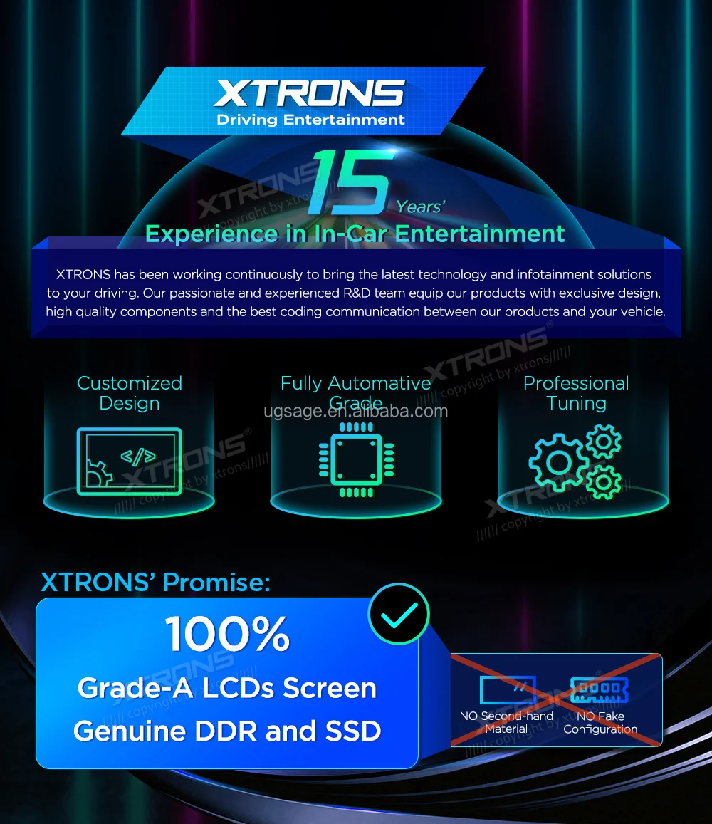 Xtrons 7英寸触摸屏放射自显影1 Din安卓12八核6gb 128 Gb宝马e39单din
