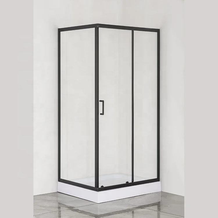 Bathroom Shower Cubicles,Simple Shower Cabin,,Frosted Corner Shower