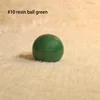 #10 resin ball green