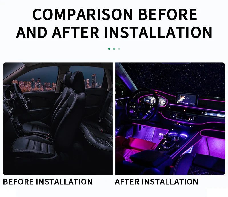 Universal Symphony Colorful Car Automobile Atmosphere Led Ambient