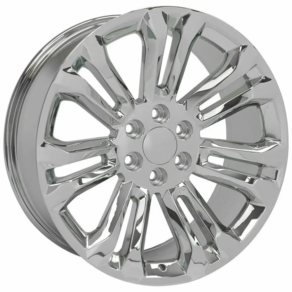 Ct2042 24x10 Wheel Fits Chevrolet Silverado Sierra Chrome Gmc Truck Rim ...