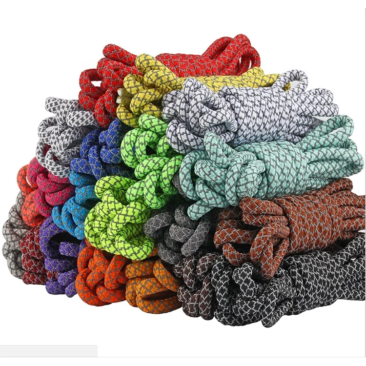 Круглые светоотражающие шнурки для обуви для повышения безопасности