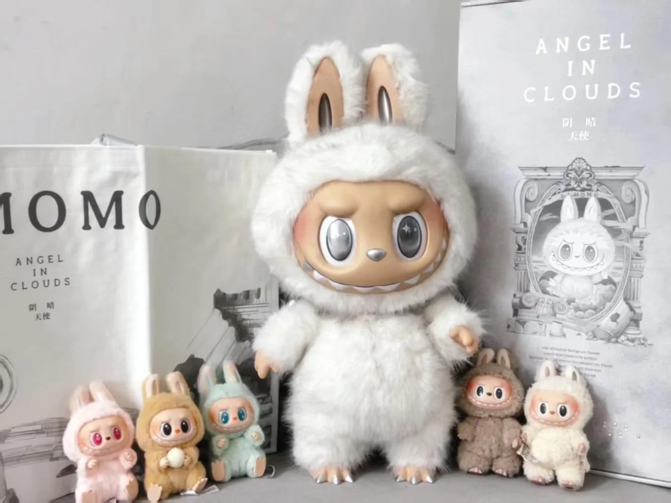 Wholesale POP MART Labubu Zimomo Angel in Clouds Figure