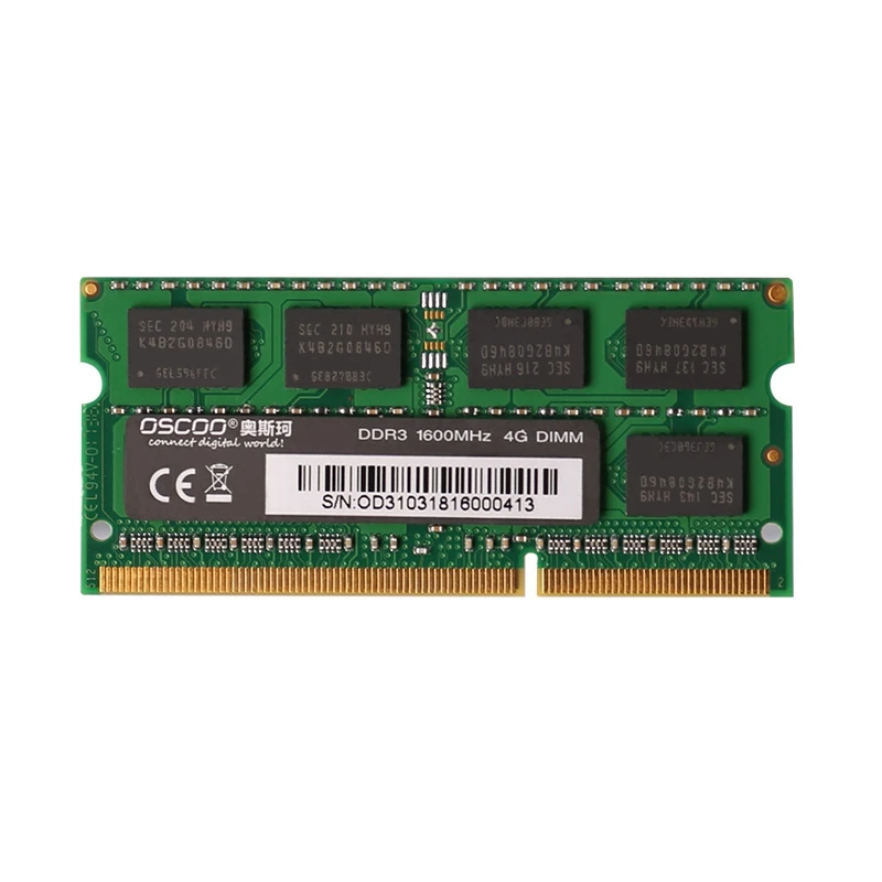 OSCOO DDR3 RAM 8GB High Quality Memory for Laptops
