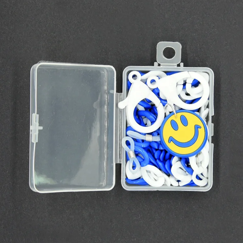 Очки для шеи и солнцезащитные очки глаз с улыбающимся очаровательным акриловым покрытием «сделай сам» аксессуары ручной работы очков Facemask двойного