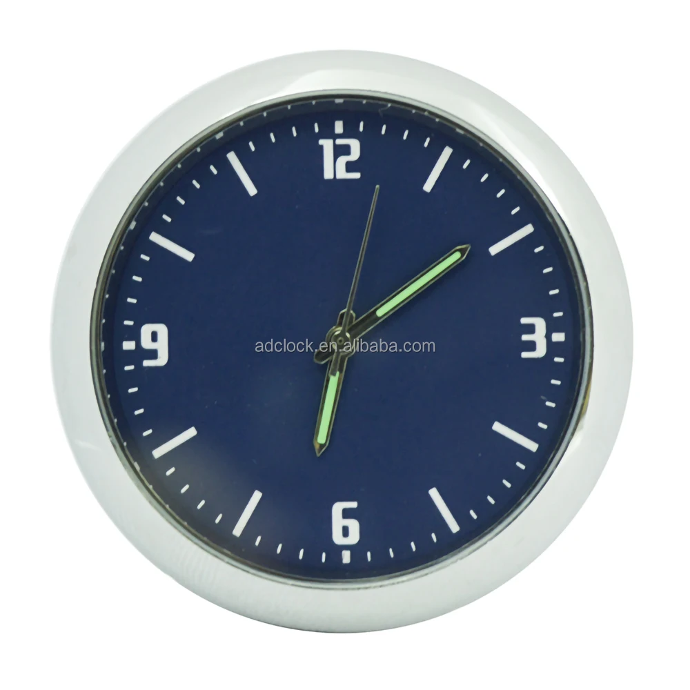 Car Quartz Clock Insert Luminous Mini Automotive Decor Digital Watch