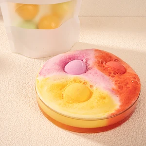 ORCHARD DE FLORE Luxury Bath Bomb Gift Set Custom Christmas Spa Fizzies Natural Organic Vegan Lavender Rose Scent Rainbow Bath