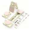 Beige + Rosa