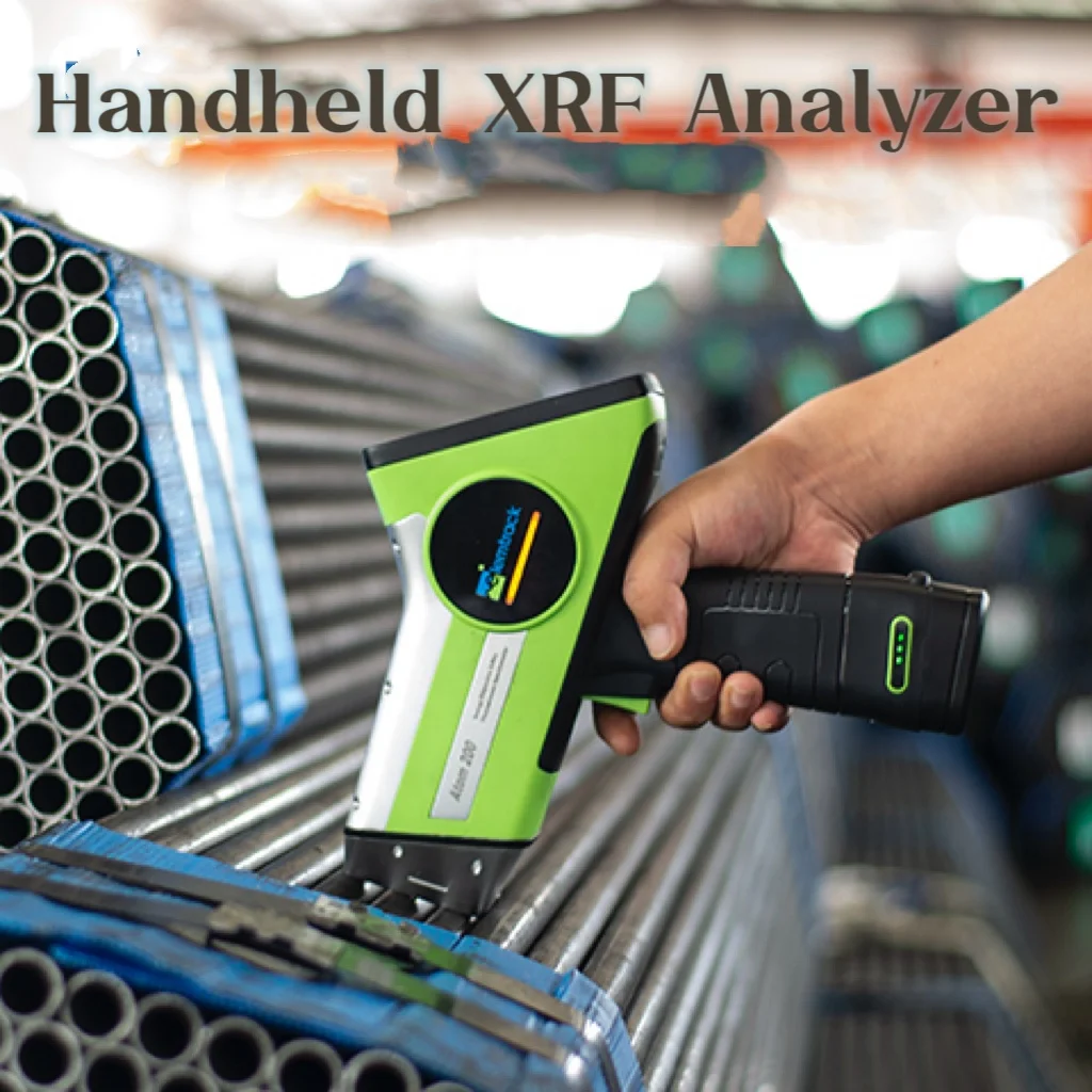 High Quality Hot-Plug SDD Detector Gold Rohs Alloy  Aluminium Tester ATOM800 Handheld XRF Analyzer