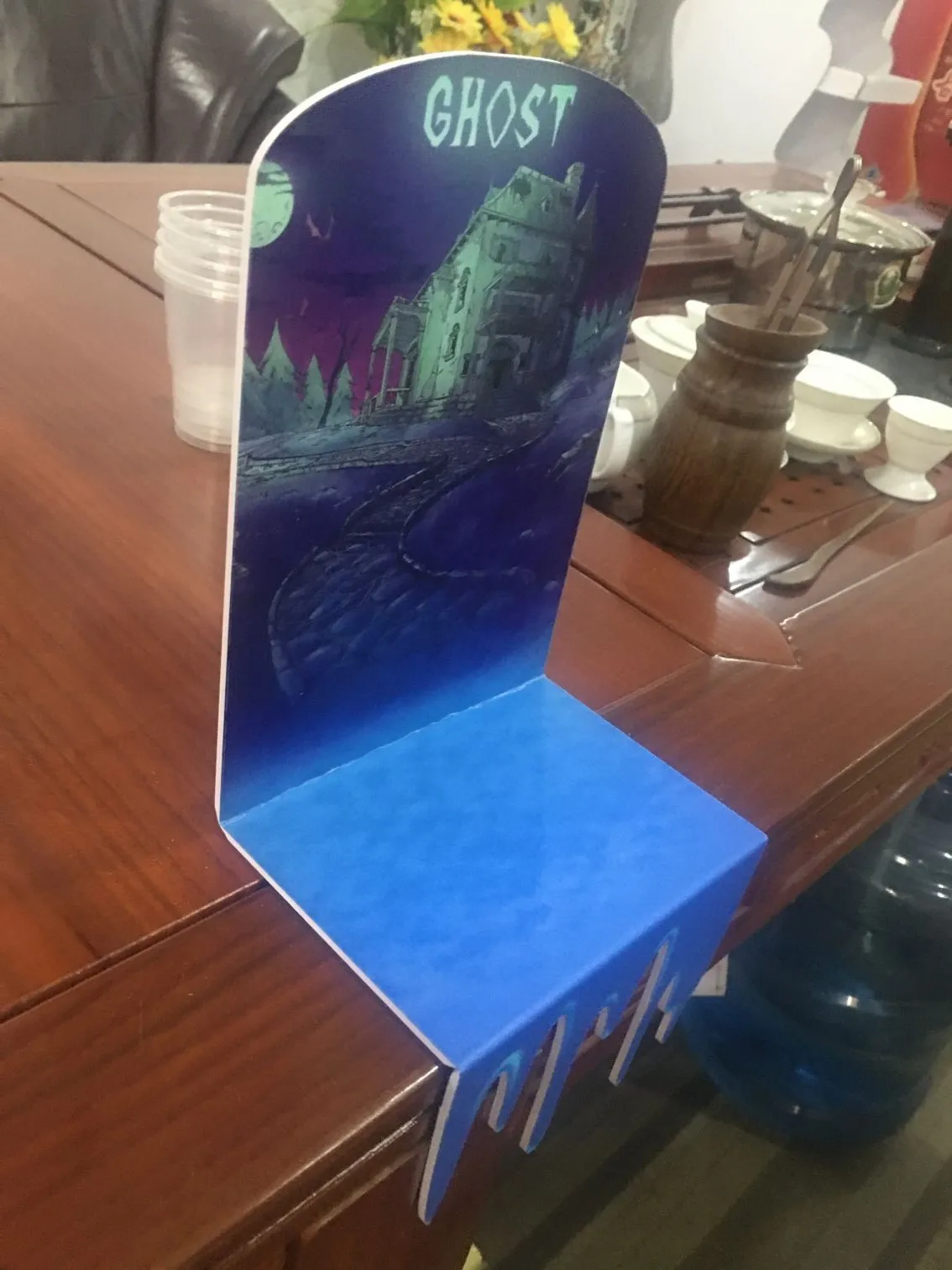 Tabletop L Shape Pvc Display Board