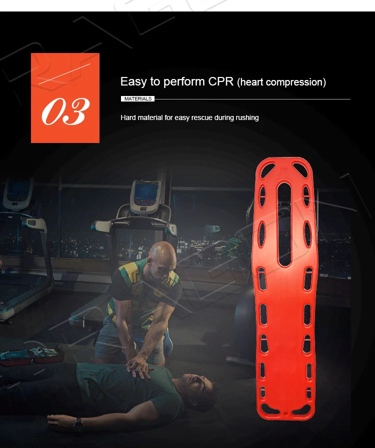 Customized Lightweight Foldable Outdoor Spine Board Emergency