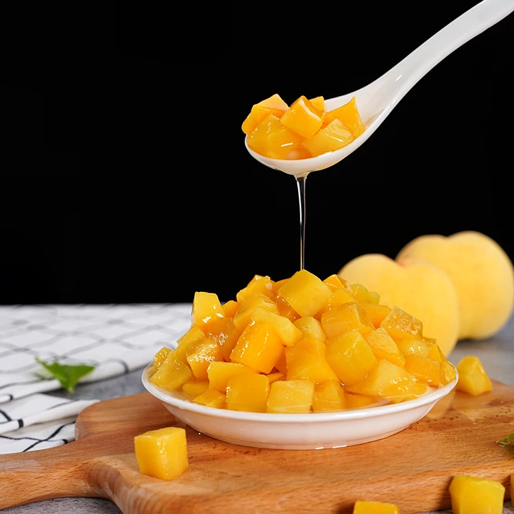 425g/820g/3000g Canned Yellow Peach  in Light Syrup Canned Peach Halves