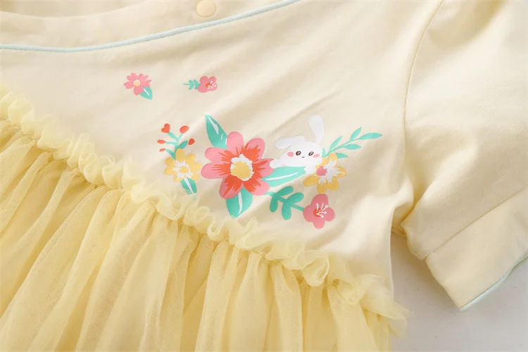 custom print girls circle skirt wholesale children clothing girls frock skirt tulle for kids dresses