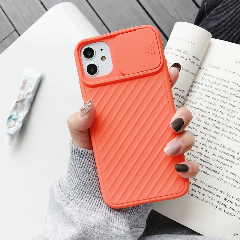 New Ideas Product 2021 Slide Camera Protection TPU Back Phone Cover for Samsung Galaxy A11 A21 A71 A51