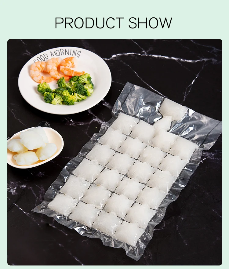 Bagmart Plastic Bags For Ice Cube Disposable Ice Bag Plastic Bags For