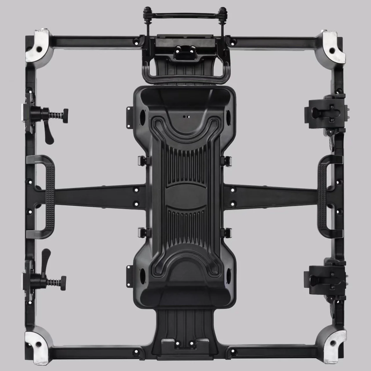 500X500-C Indoor and outdoor Cabinet (Flat, curved 0-20 degree) 500x500x74mm 4.86KG LED module 250x250mm P3.91 P4.81 P2.976 P2.604