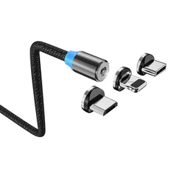 Заводская цена 3 в 1 USB для Android Type-c LN м 2 Магнитный USB-кабель зарядки и передачи данных мобильного