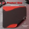 Tapis de souris Attack Shark cm02, dégradé noir et rouge.