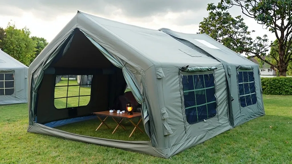 エアテント Inflatable Tent APRILSOUL Inflatable Tent With Pump Glamping Tents 4 6 Person Easy