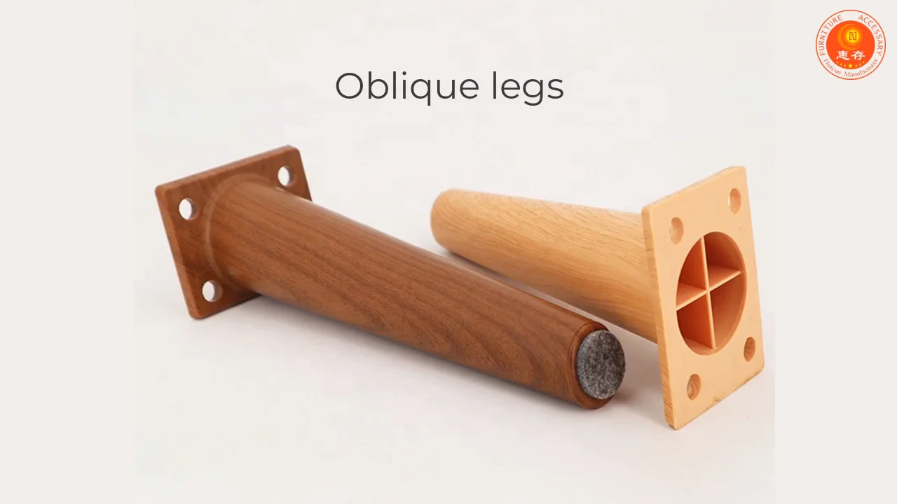 Sgs Test Passed Oblique Angle H140mm Plastic Wood Coloful Furniture