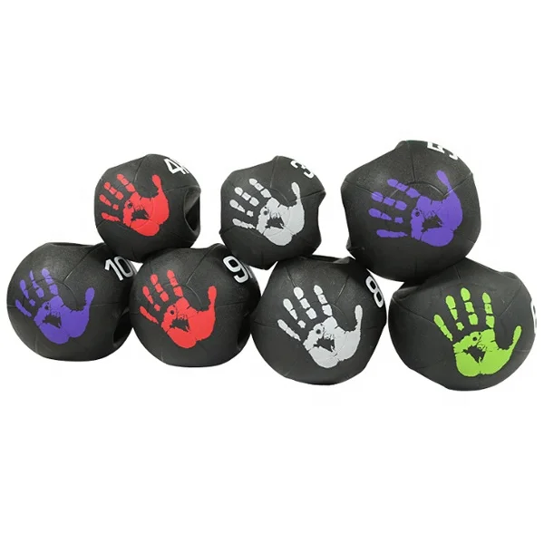 Wholesale Power Training Grip Rubber Fitness Solid Gravity Ball With Double Handle Buy