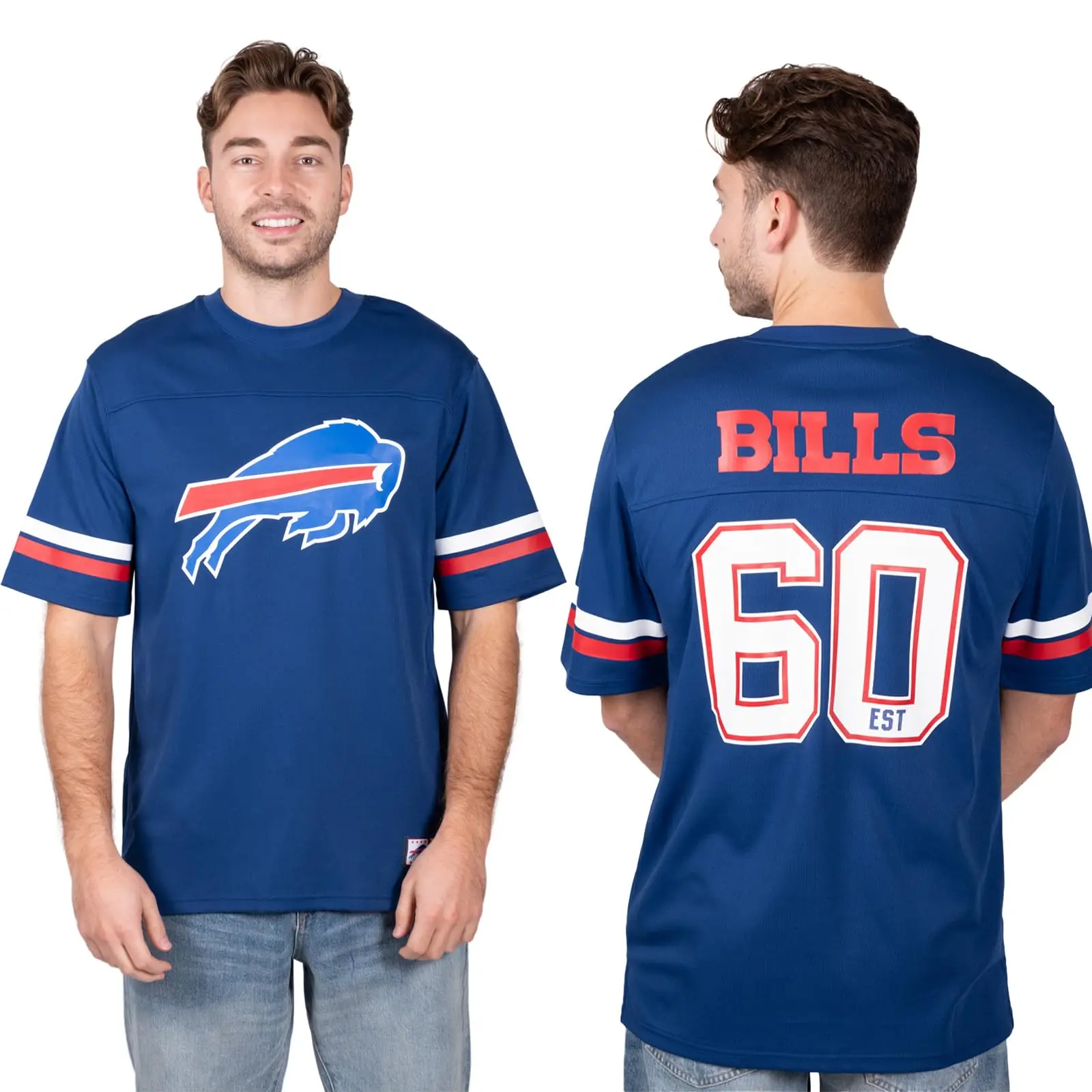 Bolisi Cross-border Football Uniform Buffalo Bills Jersey 3D Digital Printing nfl Sport Wear Custom Bills Jersey