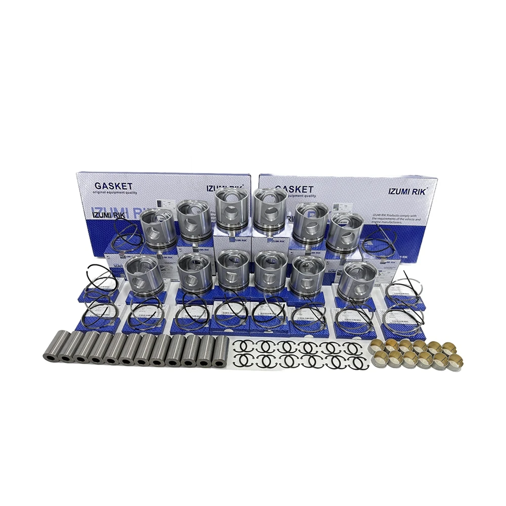 IZUMI RIK KTA38, KTA38-5, KTA50 ชุดลูกสูบและแหวนลูกสูบ สำหรับ Cummins อะไหล่เครื่องยนต์ดีเซล