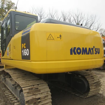 Second-Hand Komatsu PC160 Earthmover Excavator with Original Engine Low-Priced Used Excavator