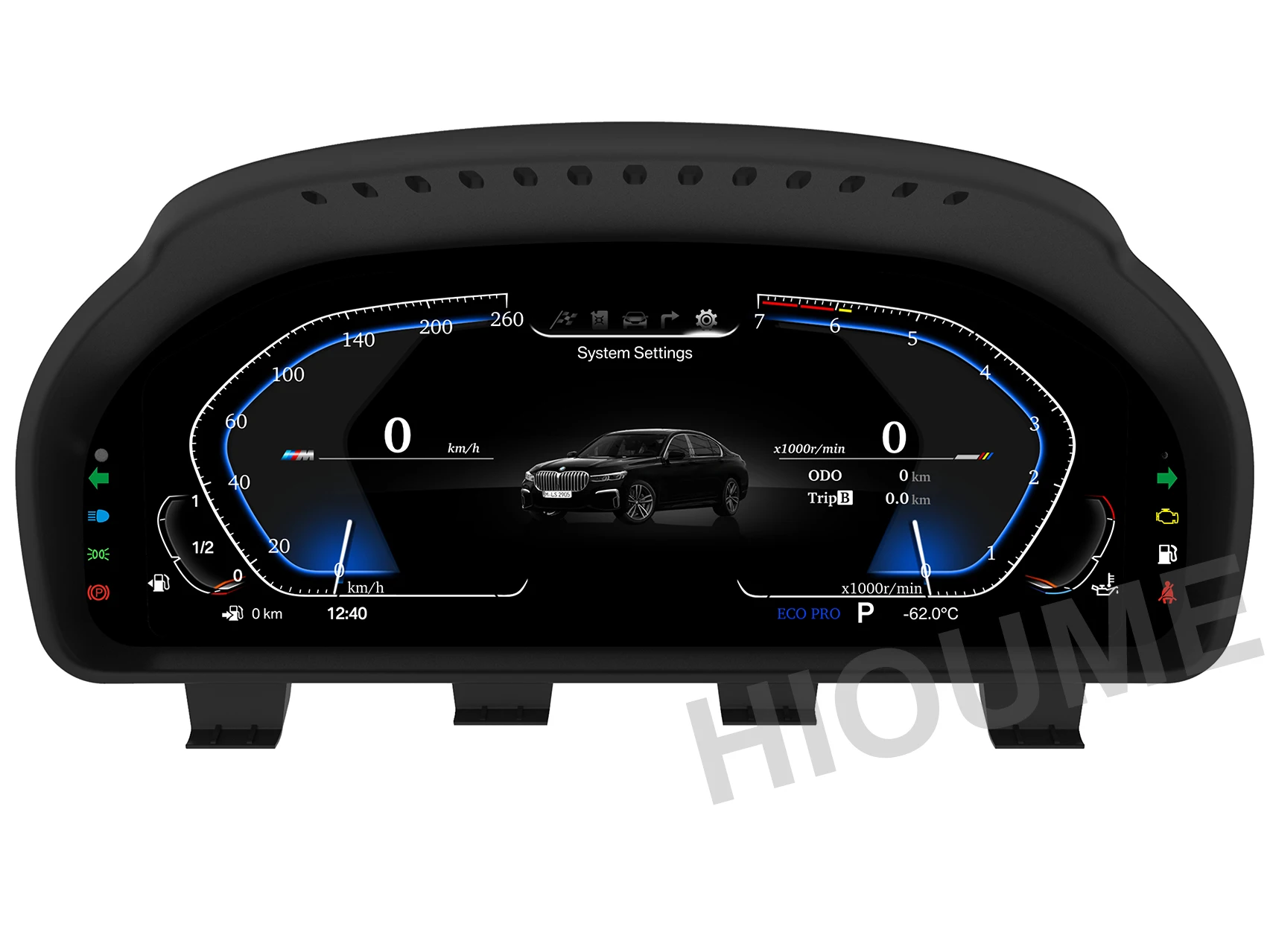 Car Digital Cluster Instrument LCD Speedmeters for BMW