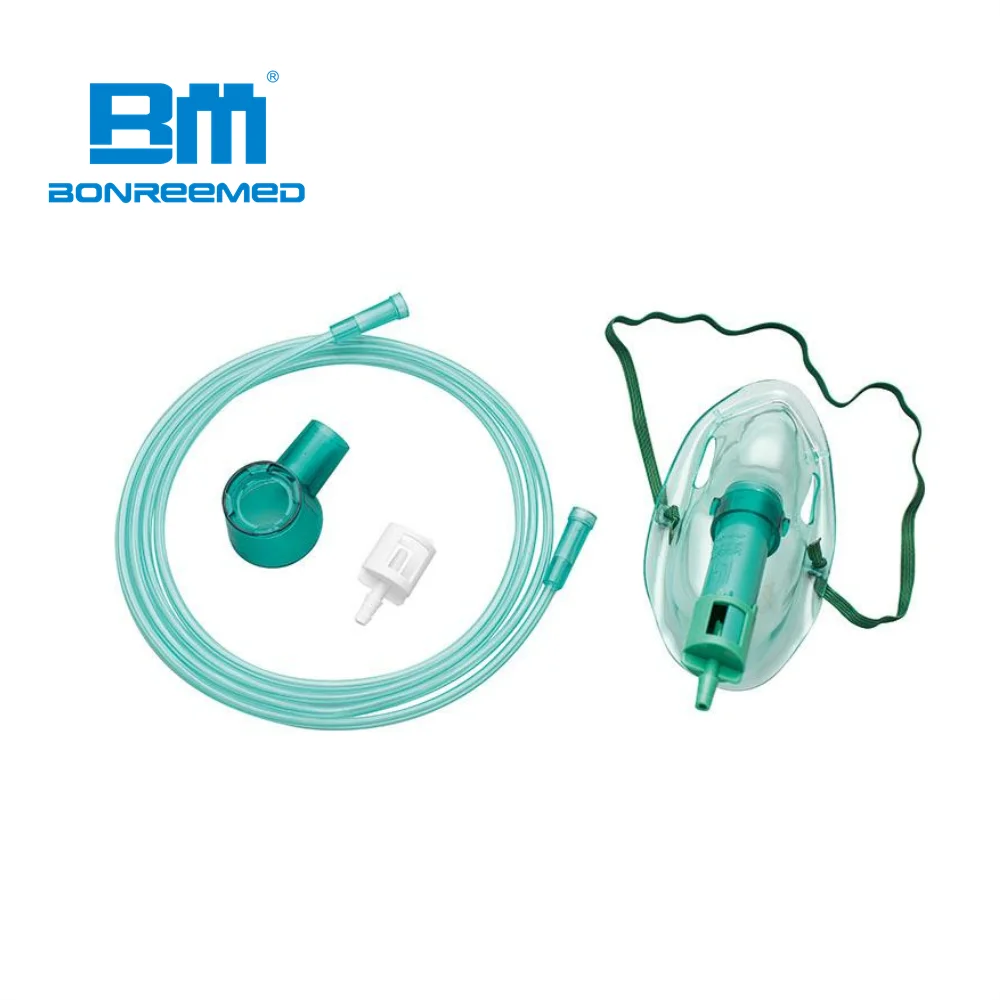 Venturi Msak Medical Disposable PVC Multi Mask  Adult Oxygen Mask With Star Lumen Tubing