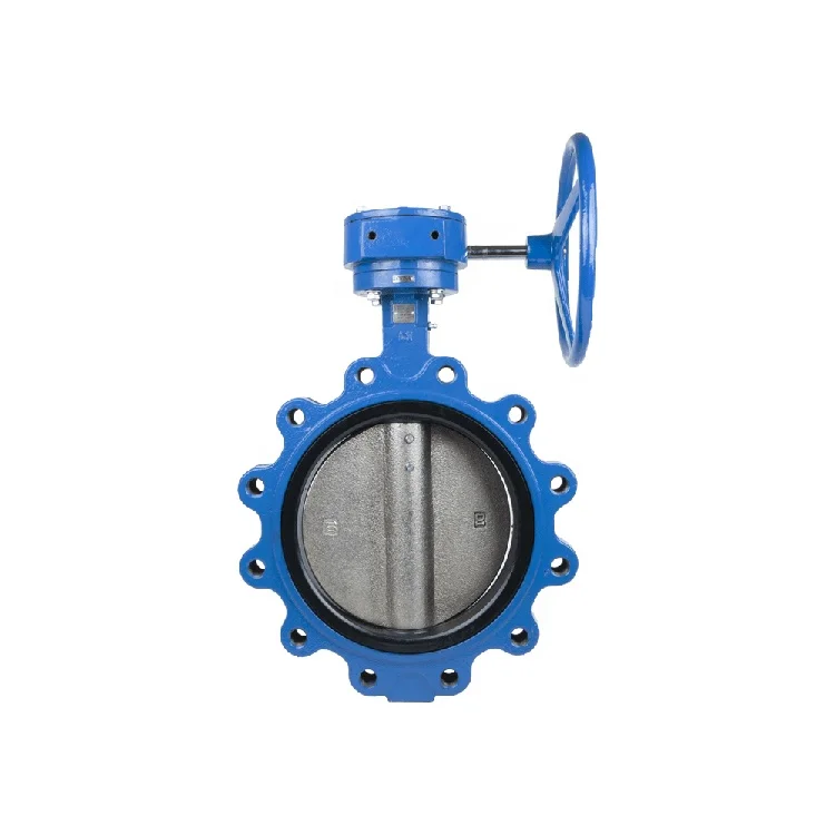 pn10 / pn16 gear operated ductile iron lug-type butterfly valve