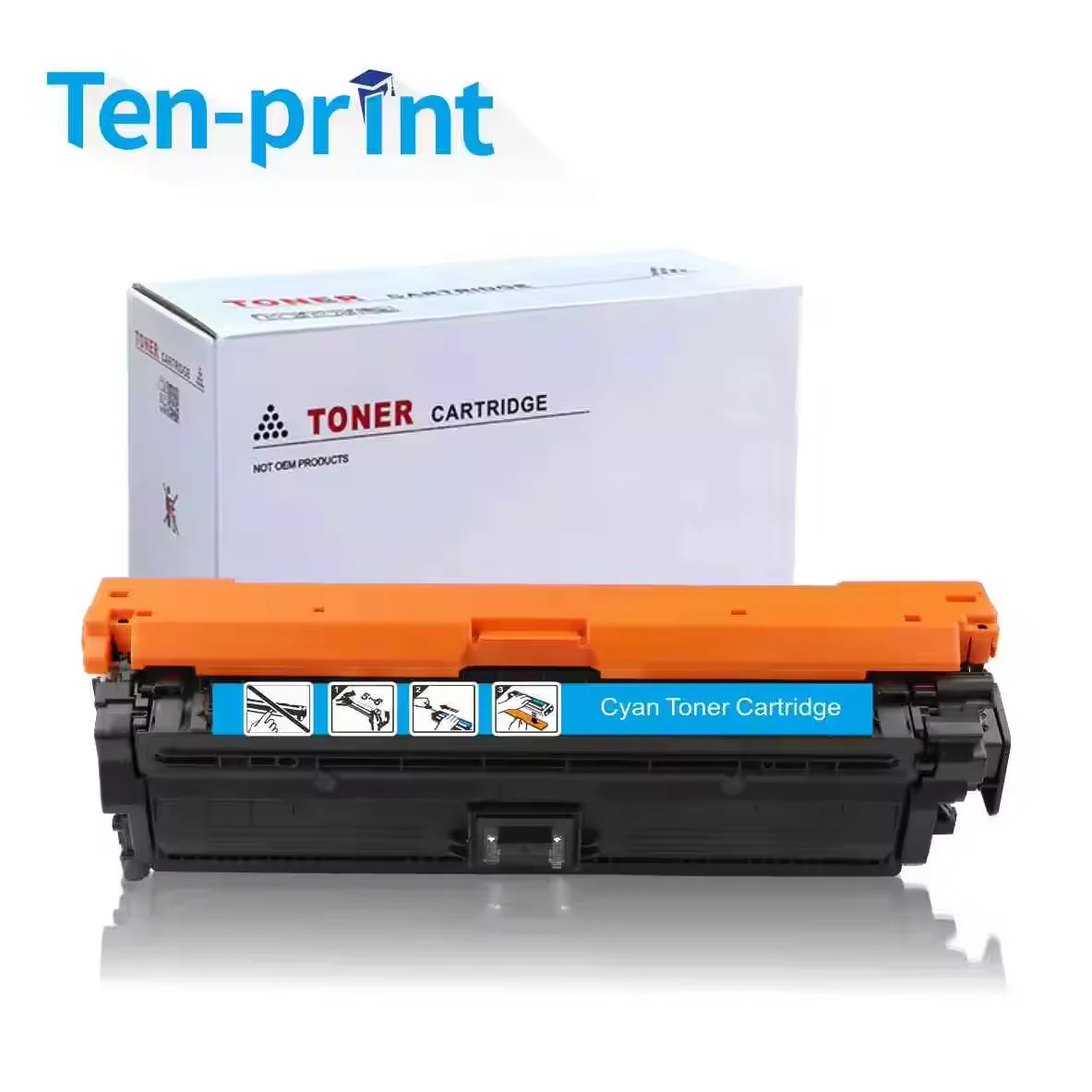 Ten-Print Factory Outlet Compatible Toner Cartridge 650A CE270A CE271A CE272A CE273A for HP CP5525 M750 Canon LBP9100 Printer