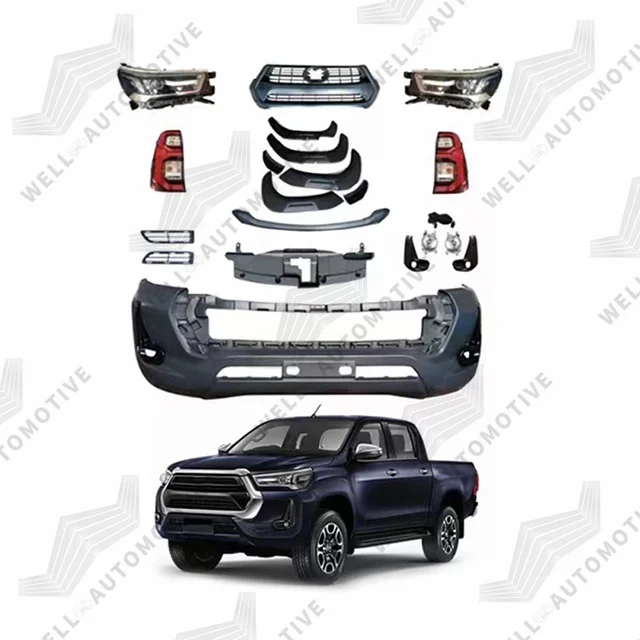 Auto Body Parts Body Kit For Toyota Hilux Revo Rocco 2021+ Exterior