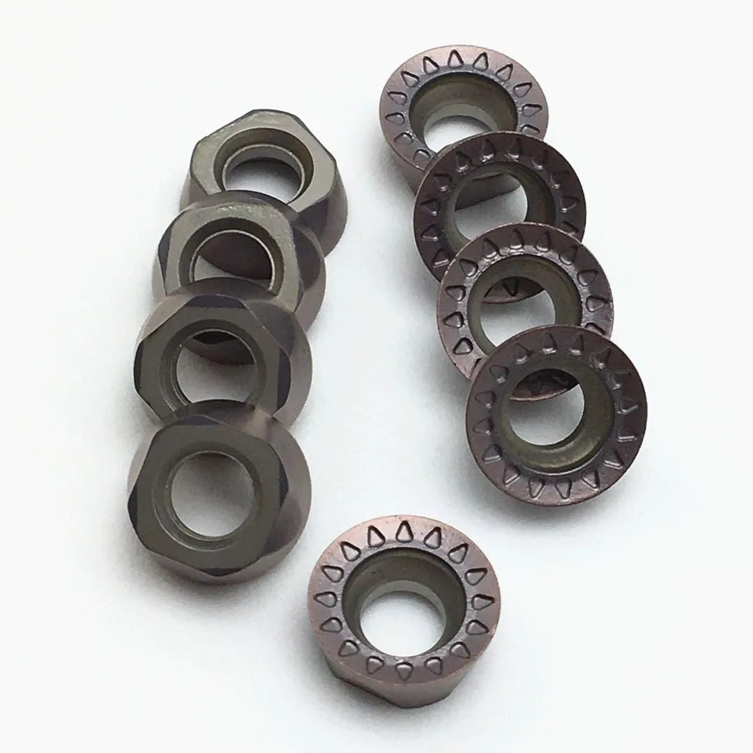 Inserto Per Tornio RPMT1204 MOE VP15TF – Utensile In Metallo Duro Rotondo Per Lavorazioni CNC Di Alta Qualità