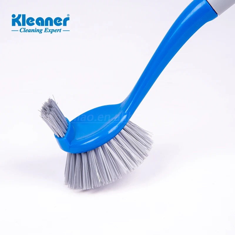 Kleane TPR Handle Cleaning Brush With  Dish Pot for Household