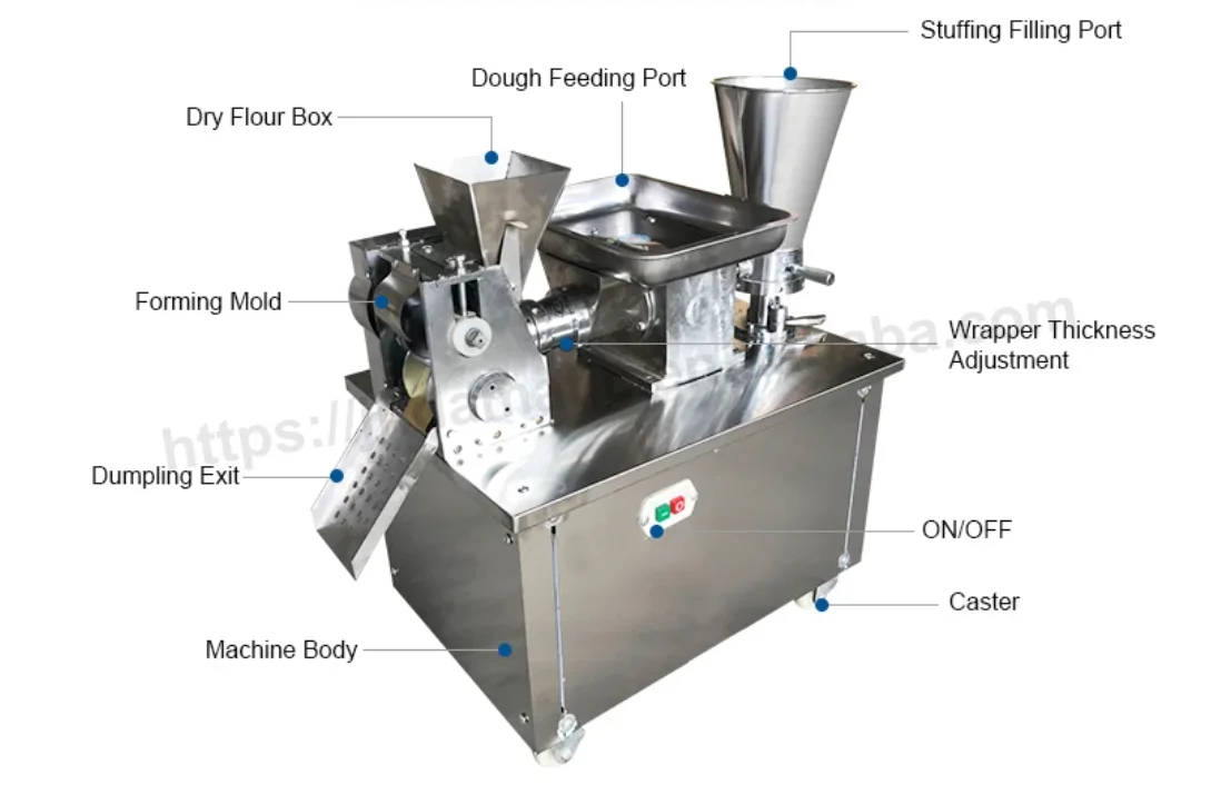 Maquina De Hojas Empanada Maiz Automatic Ravioli Maker Machine Used