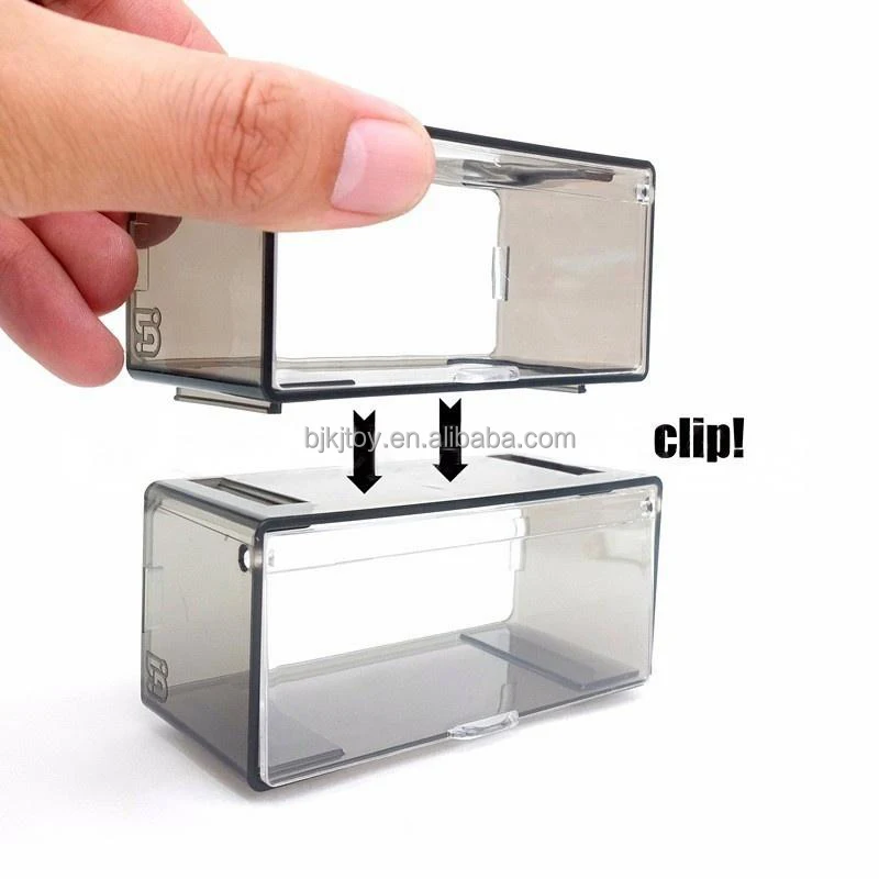 Custom Stackable Clear Acrylic Display Case for 1/64 Scale Cars for Hotwheel/ Matchbox